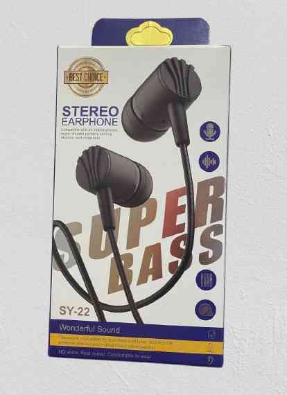 Stereo Super Bass Earphone - SY22